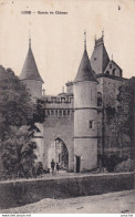 Y6-47) LISSE (LOT ET GARONNE) ENTREE DU CHATEAU -  ANIMEE  -  ( 2 SCANS ) - Sonstige & Ohne Zuordnung