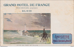 Y4-41) BLOIS - GRAND HOTEL DE FRANCE - PETIT PECNARD , Propriétaire - Port De Calais - Anisette Marie Brizard & Roger - Blois