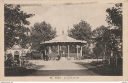 Y3-14) CAEN - LE JARDIN PUBLIC - 1911 - ( 2 SCANS ) - Caen