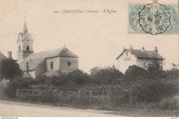 Y2-45) CERCOTTES (LOIRET) L ' EGLISE - 1906 - Sonstige & Ohne Zuordnung