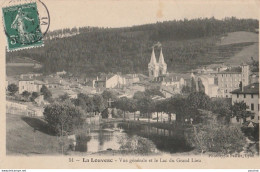 Y2-07) LA LOUVESC (ARDECHE) VUE GENERALE ET LE LAC DU GRAND LIEU - 1906 - La Louvesc