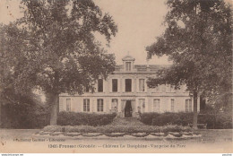 Y2-33) FRONSAC (GIRONDE) CHATEAU LA DAUPHINE - VUE PRISE DU PARC - ( 2 SCANS ) - Autres & Non Classés