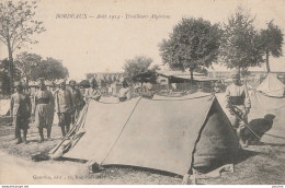 Y1-33) BORDEAUX - AOUT 1914 - CAMPEMENT DES TIRAILLEURS ALGERIENS - ( 2 SCANS ) - Bordeaux