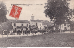 Y28-40) CREON D ' ARMAGNAC (LANDES) LA PATTE D ' OIE - JOUR DE FETE -  ANIMATION - VILLAGEOIS - 1913 - Autres & Non Classés