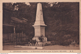 Y28-40) LEVIGNACQ (LANDES) LE MONUMENT AUX MORTS POUR LA PATRIE - 1914 - 1918 - (2 SCANS) - Andere & Zonder Classificatie