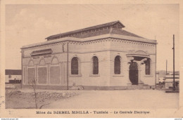 Y28- MINE DU DJEBEL MDILLA (TUNISIE) LA CENTRALE ELECTRIQUE  - 1935 - ( 2 SCANS ) - Tunesië
