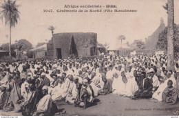 Y27- AFRIQUE OCCIDENTAL FRANCAISE - SENEGAL - CEREMONIE DE LA KORITE (FETE MUSULMANE) - ( TRES ANIMEE - 2 SCANS ) - Sénégal