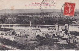 Y26-07) CHATEAUBOURG (ARDECHE) PANORAMA - LES BORDS DU RHONE - 1908 - Autres & Non Classés