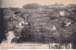 Y22-21) SEMUR - LES REMPARTS ET L ' HOPITAL - 1908 - ( 2 SCANS ) - Semur