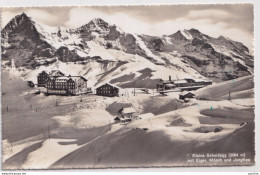 Y22-  KLEINE SCHEIDEGG (2064 M.) MIT EIGER , MONCH UND JUNGFRAU - ( OBLITERATION DE 1946 - 2 SCANS ) - Altri & Non Classificati