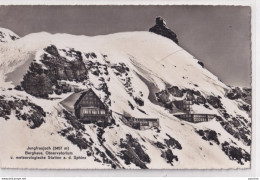 Y22- JUNGFRAUJOCH (3457 M) BERGHAUS OBSERVATORIUM U. METEOROLOGISCHE STATION SPHINX - ( OBLITERATION DE 1945 - 2 SCANS ) - Autres & Non Classés