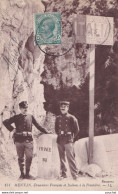 Y21-06) MENTON - DOUANIERS FRANCAIS ET ITALIENS A LA FRONTIERE - 1916 - Menton