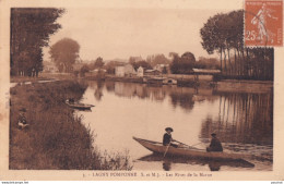 Y21-77) LAGNY - POMPONNE - LES RIVES DE LA MARNE - ANIMEE - CANOTAGE -  1935 - Lagny Sur Marne