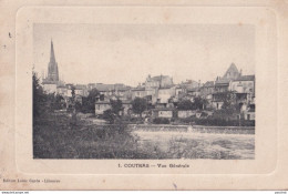 Y21-33) COUTRAS (GIRONDE) VUE GENERALE - 1912 - ( 2 SCANS ) - Autres & Non Classés