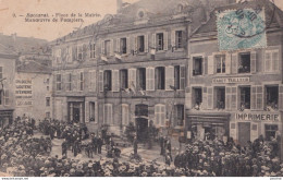 Y21-54) BACCARAT - PLACE DE LA MAIRIE - MANOEUVRE DE POMPIERS - 1906 - Baccarat