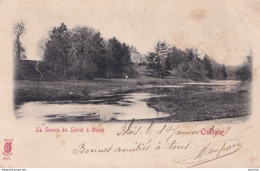 Y21-45) ORLEANS - LA SOURCE DU LOIRET A OLIVET - 1903 -  ( 2 SCANS ) - Orleans