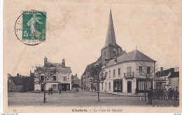 Y20-36) CHABRIS - LA PLACE DU MARCHE - 1909 - Other & Unclassified