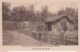 Y19-38) GRENOBLE -  EXPOSITION DE LA HOUILLE BLANCHE ET DU TOURISME - CHALET DU BIO CLUB - ( 2 SCANS ) - Grenoble