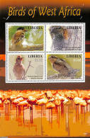 Liberia 2015 Birds Of West Africa 4v M/s, Mint NH, Nature - Birds - Other & Unclassified