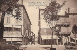 Aurillac Place Du Square Et Entée De La Rue Emile Duclaux - Aurillac