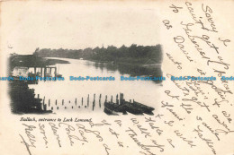 R678262 Balloch. Entrance To Loch Lomond. 1902 - Monde