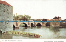 R676847 Chester. Old Mill And Bridge. Burrow. British Colour Series - Monde