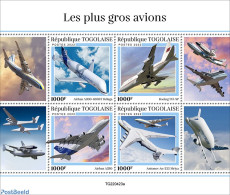 Togo 2022 Biggest Planes, Mint NH, Transport - Aircraft & Aviation - Avions