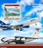 Djibouti 2023 Flying Hospitals, Mint NH, Health - Transport - Aircraft & Aviation - Vliegtuigen