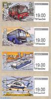 Faroe Islands 2022 Franking Labels 4v S-a, Mint NH, Transport - Automobiles - Helicopters - Ships And Boats - Automobili