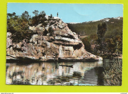 25 PONT DE ROIDE Entre Montbéliard Et Saint Hippolyte N°15 Roches Et Plongeoirs Canoé VOIR DOS - Saint Hippolyte