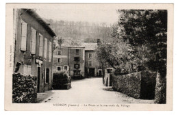 Vebron , Lozere , La Poste Et La Traversée Du Village - Other & Unclassified
