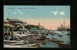 CPA Port-Said, General View Of The Quay  - Autres & Non Classés