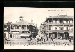 CPA Port Said, Street Of The Commerce  - Andere & Zonder Classificatie