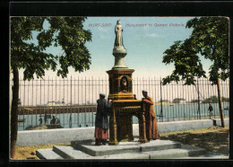 CPA Port-Said, Monument To Queen Victoria  - Sonstige & Ohne Zuordnung