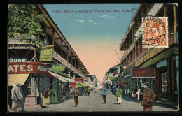 CPA Port-Said, General View Of The Main Street  - Other & Unclassified