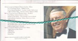 Rogier (José) Mahau-Vandendriessche, Kortrijk 1914, 2008. Gewezen Zaakvoerder Kledingzaak Mahau. Foto - Obituary Notices