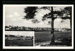 AK Üttfeld /Eifel, Ortsansicht Mit Bahnhof, Ober-Üttfeld  - Autres & Non Classés