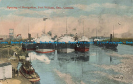 R677425 Canada. Ont. Fort William. Opening Of Navigation. Valentine - World