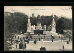 AK Breslau, Kaiser Wilhelm-Denkmal  - Schlesien