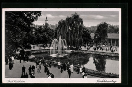 AK Bad Nauheim, Trinkkuranlage Mit Besuchern  - Bad Nauheim