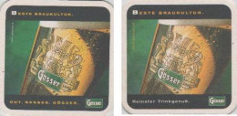 5002785 Bierdeckel Quadratisch - Gösser - Reinster Trinkgenuss - Beer Mats