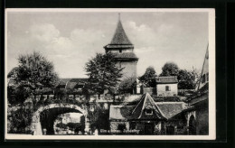 AK Ulm A. Donau, Blick Auf Zundeltor  - Ulm