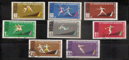 POLAND 1962●European Athletic Championship●Mi 1338-45 A CTO - Used Stamps