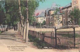 04 / BARCELONNETTE / AVENUE PORFIRIO DIAZ / JOLIE CARTE COLORISEE - Barcelonnetta