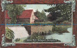 R676931 Derbyshire. Water Mill. Bakewell. Shurey. This Beautiful Series Of Fine - World