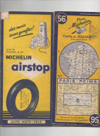 Carte MICHELIN N°56  Paris-Reims 1964  (PPP47496) - Roadmaps