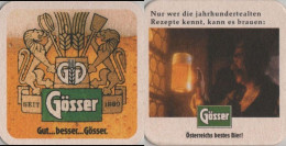 5005779 Bierdeckel Quadratisch - Gösser - Beer Mats