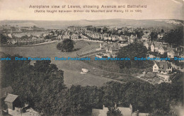 R676952 Aeroplane View Of Lewes Showing Avenue And Battlefield. The Brighton Pal - World