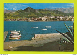 Haute Corse L'ILE ROUSSE Vers Calvi Vue Sur La Baie Barques De Pêche VOIR DOS Et Flamme En 1979 - Calvi