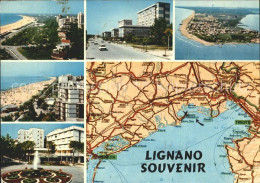 71741033 Lignano Dalla Carta Automobilistica Lignano Pineta - Other & Unclassified